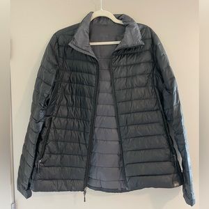 REI black puffer jacket